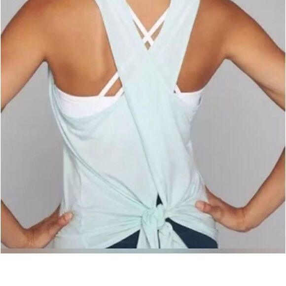 Athleta | Essence Tie Back Tank in Mint Green | L - Picture 1 of 3